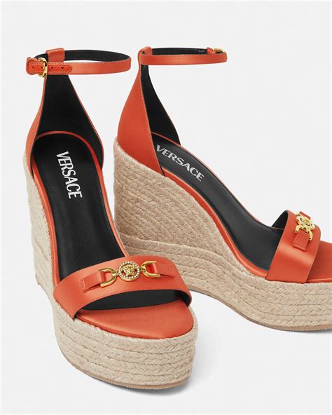 Medusa '95 Satin Wedge Sandals 120 mm 